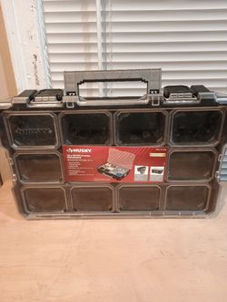 Brand New Husky Interlocking Organizer Box
