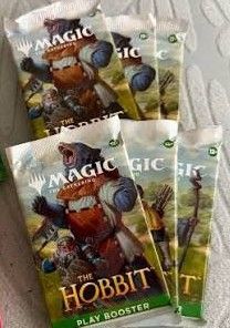 9 packs of the Hobbit Magic the gathering cards