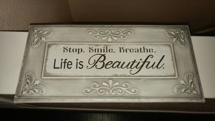 metal sign