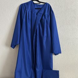 Blue Cap And Gown 