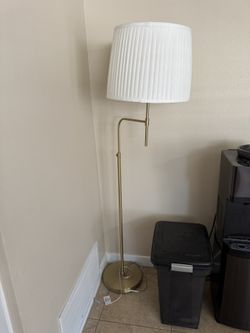 Adjustable Floor Lamp In Brass Iron