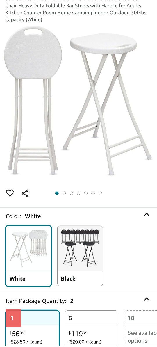 High Folding Plastic Chair 