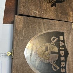 Raiders Handmade Resin Double 6 Dominoes 