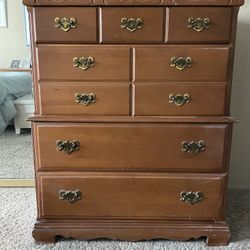 Maple Wood Bedroom Dresser