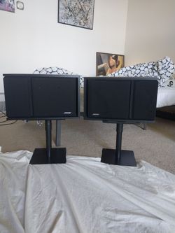 Bose 301 Series III 3 Direct Reflecting Speakers Black
