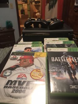 X Box 360 With 6 Games