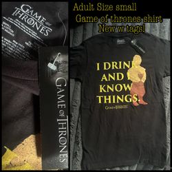 Game of Thrones shirt new with tags $12
