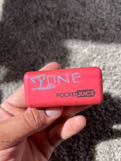 Tzumi PocketJuice 2200mAh Portable Power Bank USB Charger Red 5V 1A