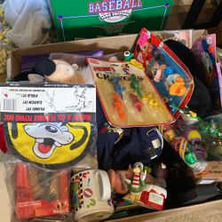 Large Box Of 60 Plus Disney Items. Resell? Lots Of Vintage. 