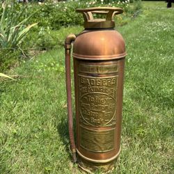 Badger brass fire Extinguisher