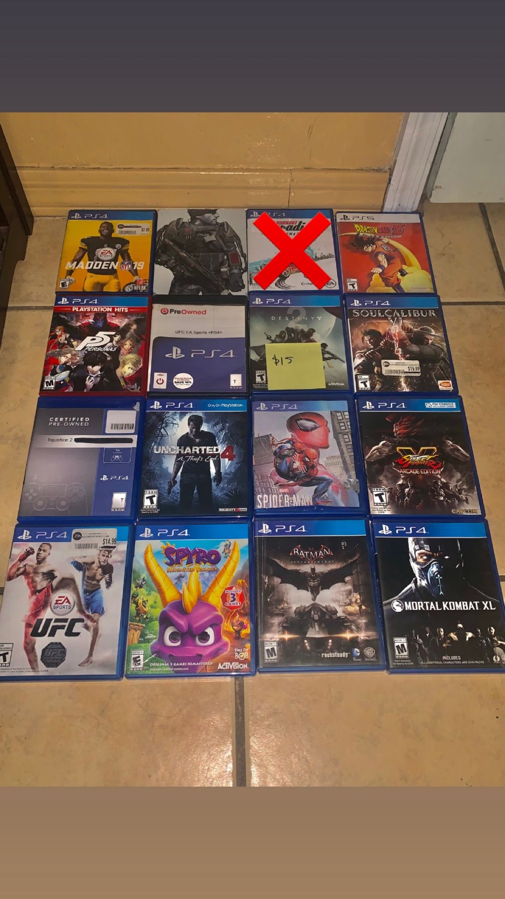 PlayStation 4 Video Game Collection PS4
