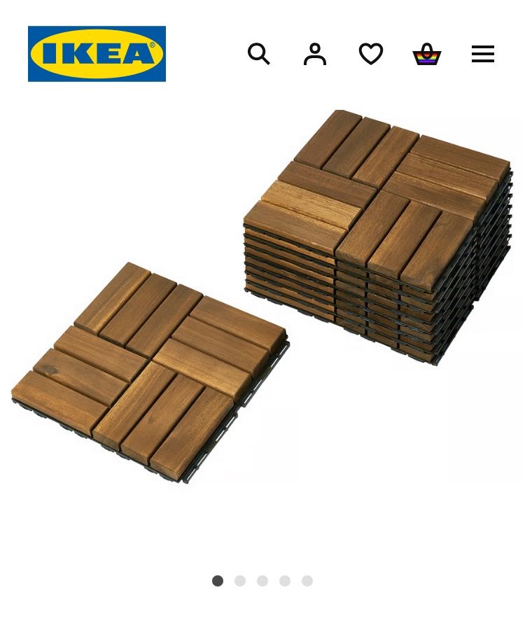 IKEA Wooden Deck Tiles
