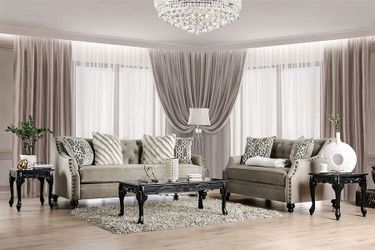Elegant Sofa and Loveseat @ Elegant Furniture
