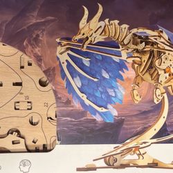 DIY model windstorm dragon by UGEAR’s mechanical models DYII