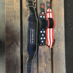 Weightlifting Belt And Wrist Wraps