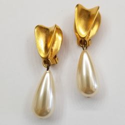 Clipon Earrings By Donna Karen 