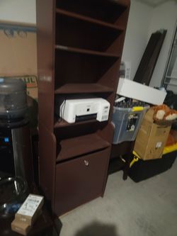 Book case with blanket storage