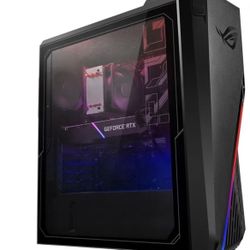 Asus ROG Strix Gaming Desktop, AMD Ryzen 7 3800X, 16GB RAM, NVIDIA GeForce RTX 2070 Super, 1TB HD, 512GB SSD, Windows 10 Home, Star Black, GA15DH-AH77