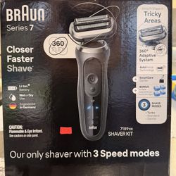 Braun Series 7 7189cc Shaver Kit Brand New In Box Only $69.99