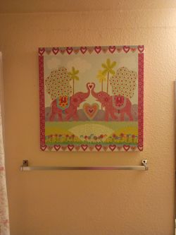 Colorful Elephant Canvas Wall Art