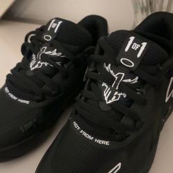 Puma Lamelo Ball Black And White Shoes.