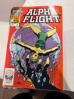 Marvel Alpha Flight #4 Comic Book and more