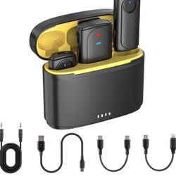 Wireless Lavalier Microphone for iPhone Android