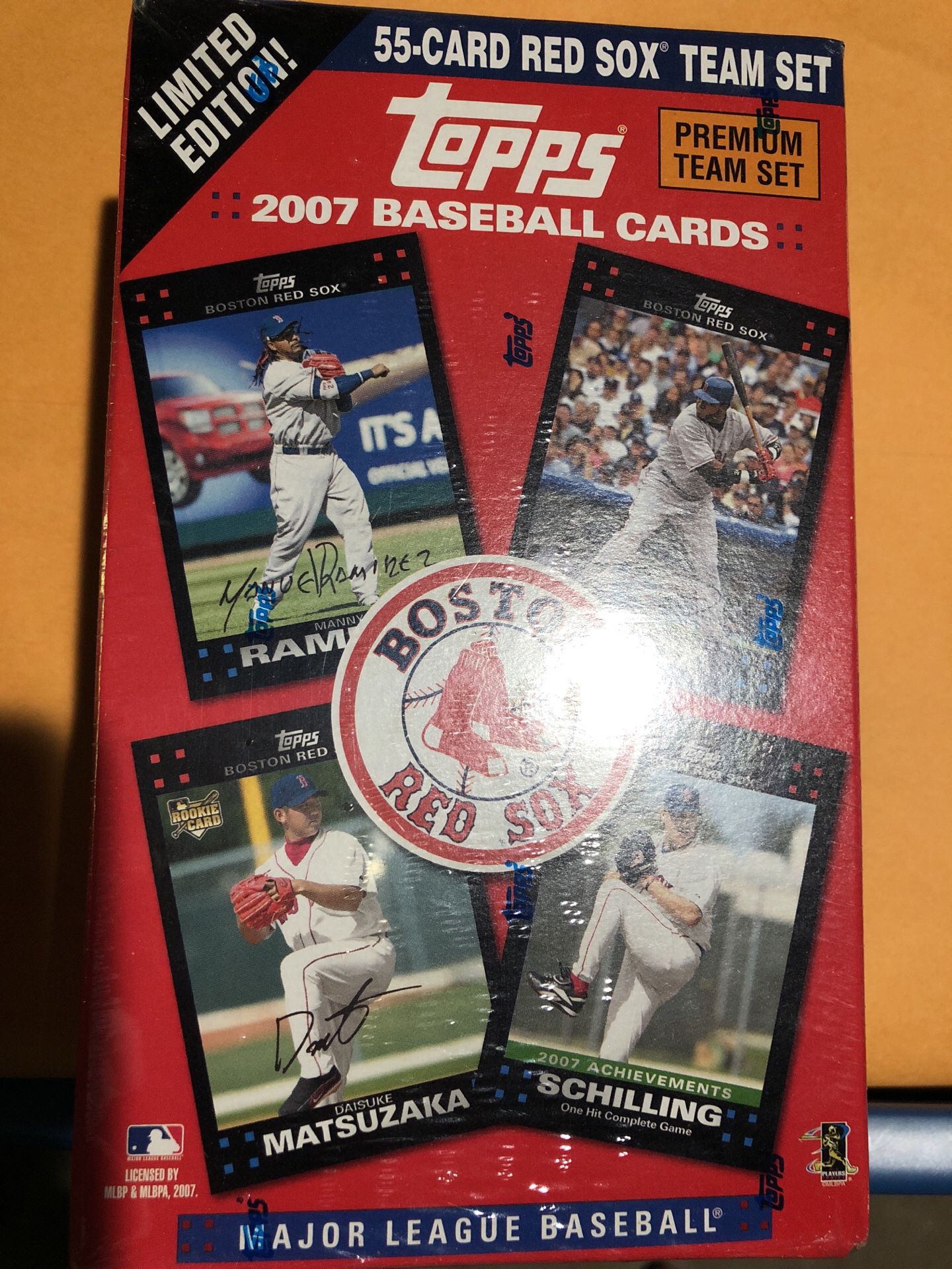Topps Limited Edition 2007 Boston Red Sox Team Set