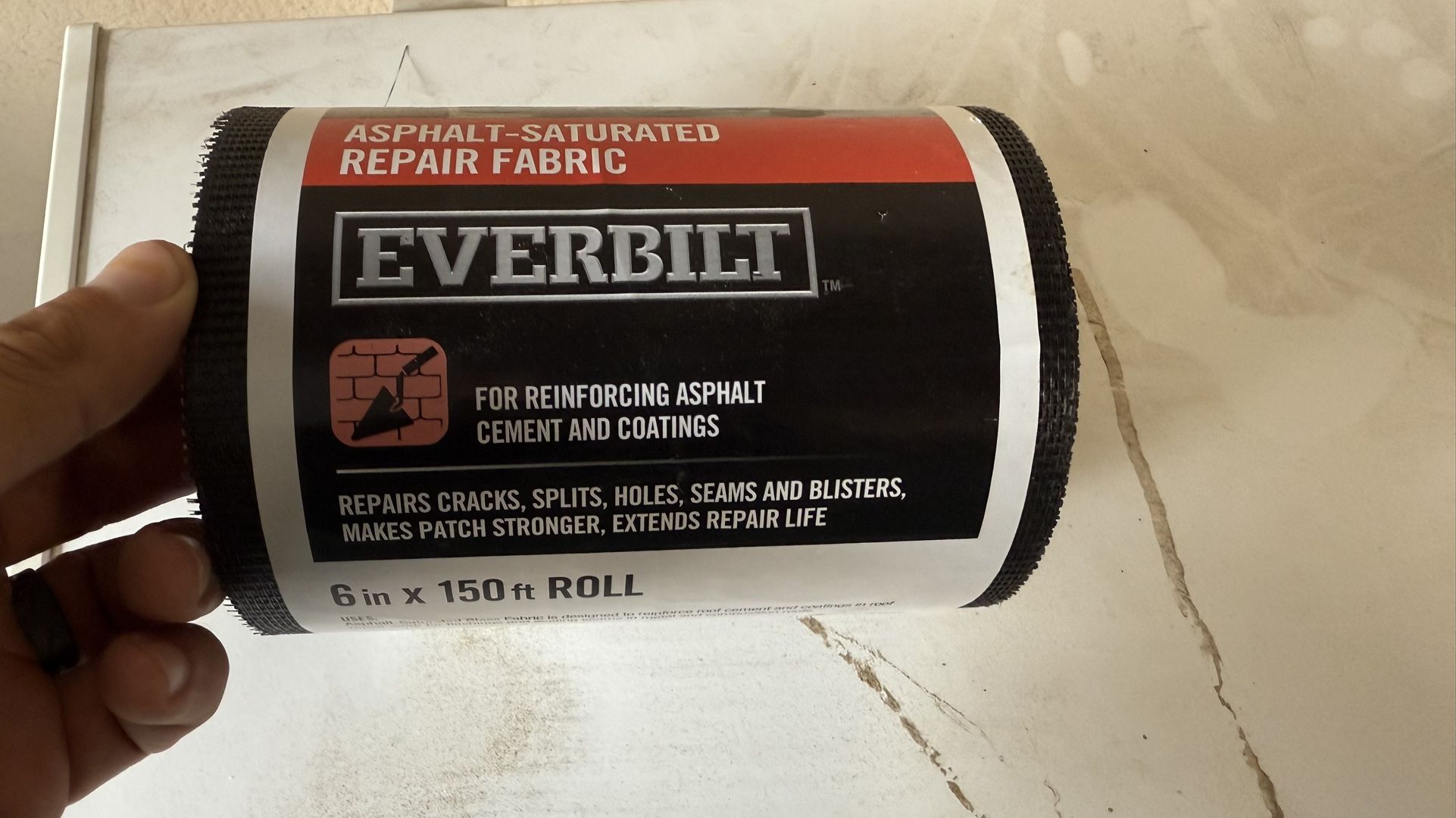 Asphalt Saturated Repair Fabric