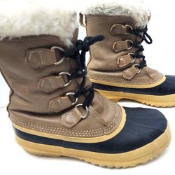 Sorel Manitou Waterproof Insulated Snow Boots -- Women's Size 8 