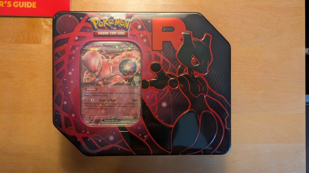 Pokemon Cards Sealed Team Rocket Tin Mewtwo Destined Rivals & Journey Together