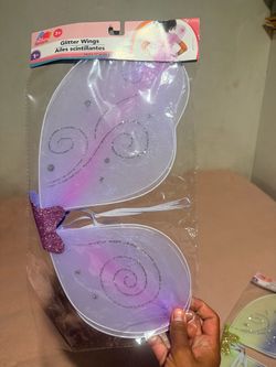 Just Pretending Glitter Wings Kids Costume
