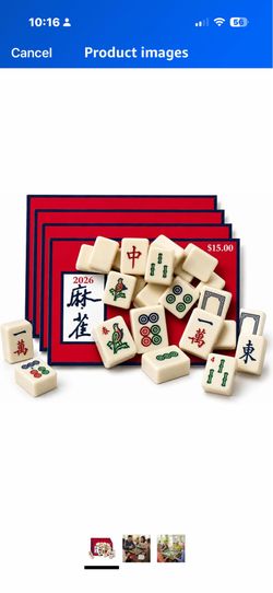 American Mahjong Guide Cards for Beginners, Laminated Table Reference Set with Scoring, Turn Order and Gameplay Reminders for Learning and Family Game