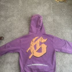 Purple Godspeed Zip Up Hoodie