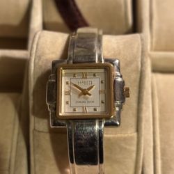 Ecclissi Sterling Silver Women’s Hinged Bangle Watch