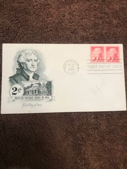 First Day Issue Stamp/Envelope 1954