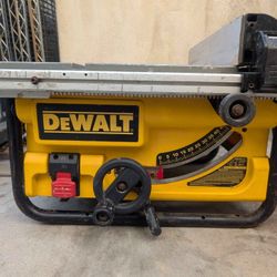 DW745 Dewalt 10in Electric Corded Table Saw 