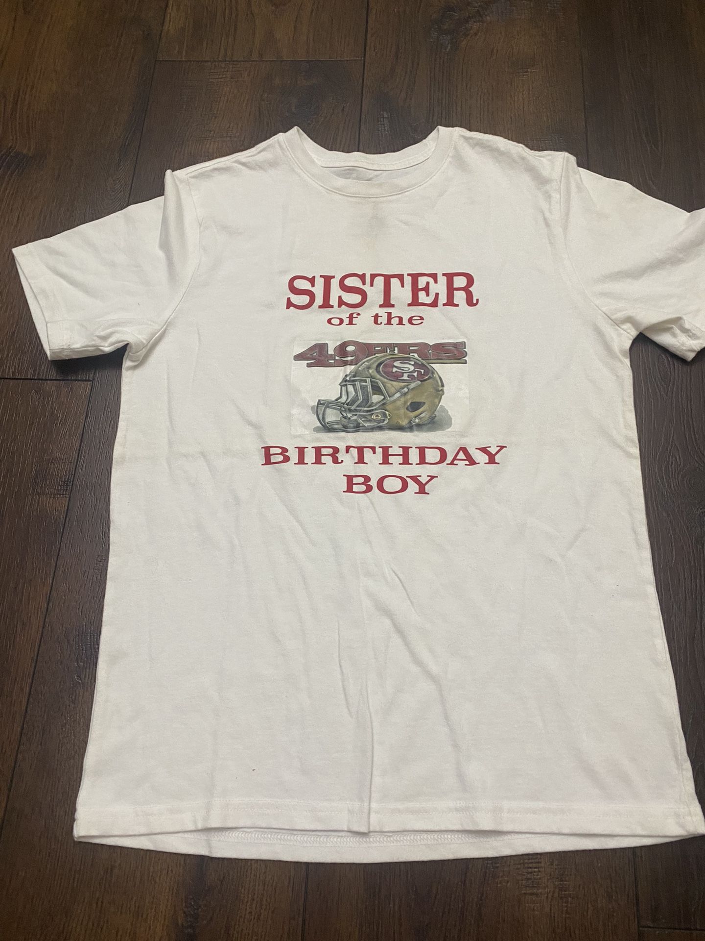 Womans San Francisco 49ers Sister Of The Birthday Boy Size XL #17