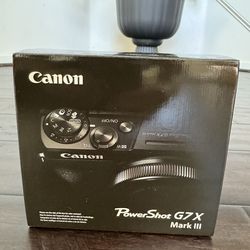 Canon PowerShot G7 X Mark III 20.1MP 4K Digital Camera Black BRAND NEW