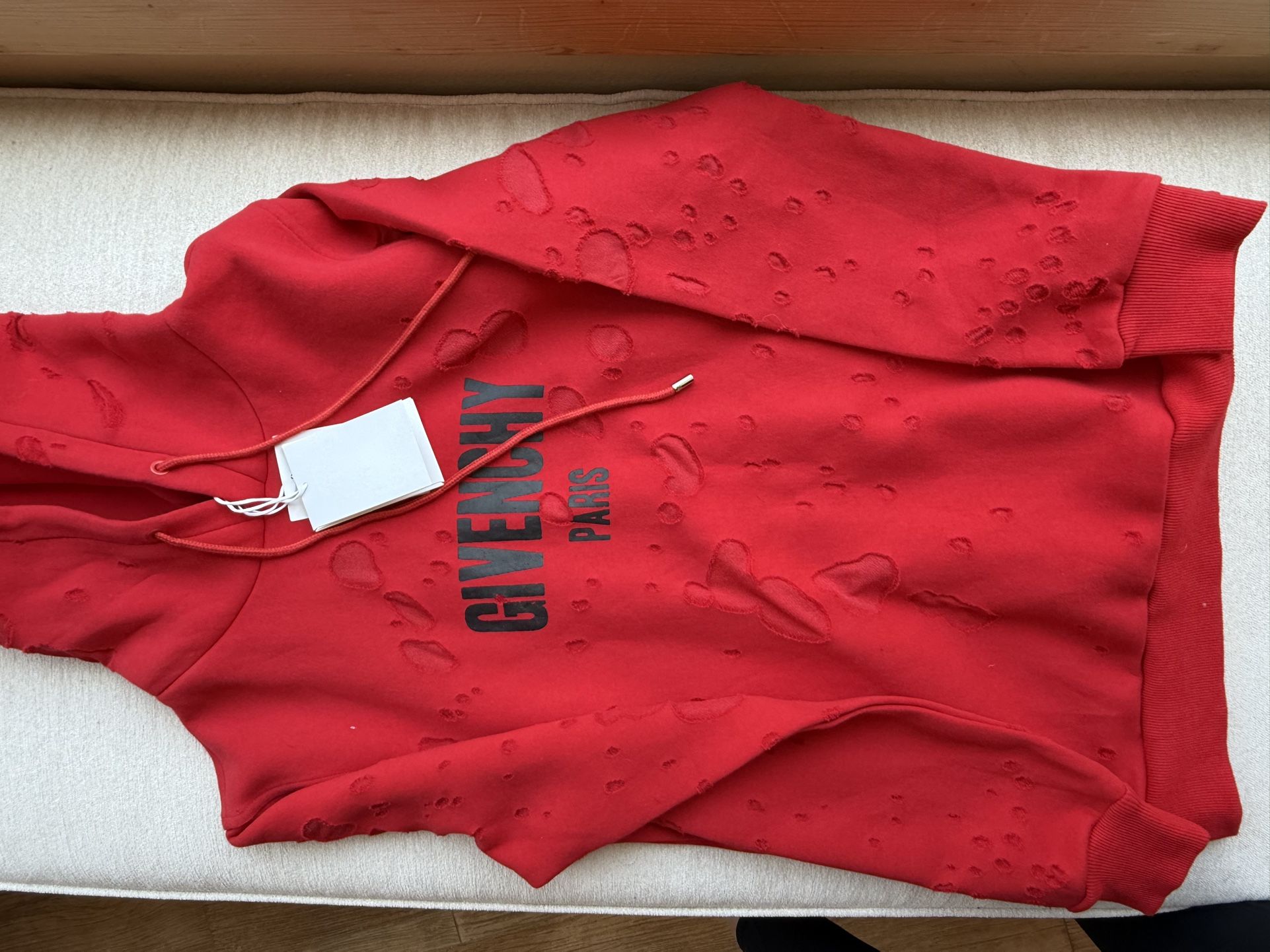 Givenchy Distressed Hoodie
