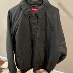 Supreme Men's Black and Grey Jacket(dffd6)11