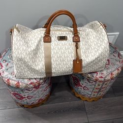 Vintage Michael Kors Duffel Travel Bag