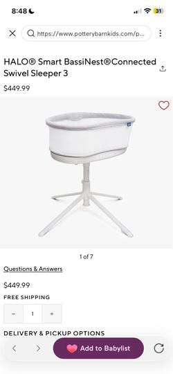 Halo Smart BassiNest Connected Swivel Sleeper 3