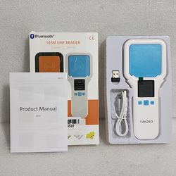 860Mhz-960Mhz UHF RFID Reader Wireless Bluetooth UHF Tag Scanner for Clothing