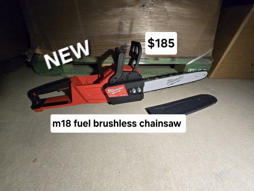 New Milwaukee M18 Fuel Brushless 16" Chainsaw