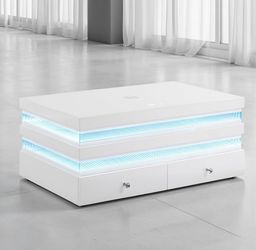 Coffee table w/bluetooth speakers