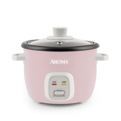AROMA® 4-Cups (Cooked) / 1Qt. Rice & Grain Cooker, Pink