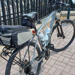 Trek Dual sport 4 Three Years Old. Just the Bike No Accessories. Upgraded Peddles, New Chain, Up graded Handlebar grips. Puncture Resistant Tires. 