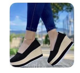 Black Espadrilles Slip On Size 36