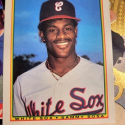 Sammy Sosa 1989 Bowman White Sox Baseball Trading Card